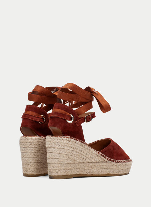 espadrilles yute cuir