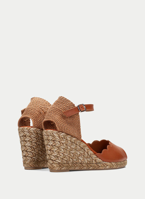 espadrilles yute cuir