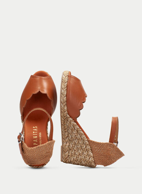 espadrilles yute cuir