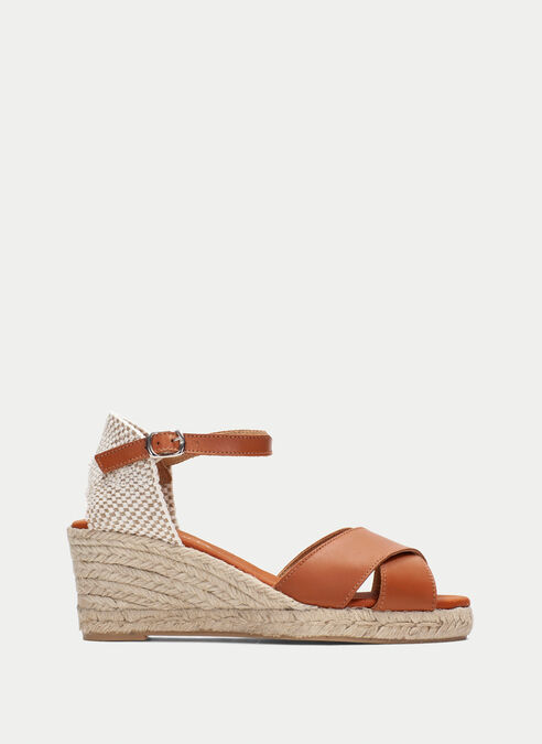 espadrilles yute cuero