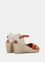 outlet espadrilles yute cuir - hispanitas