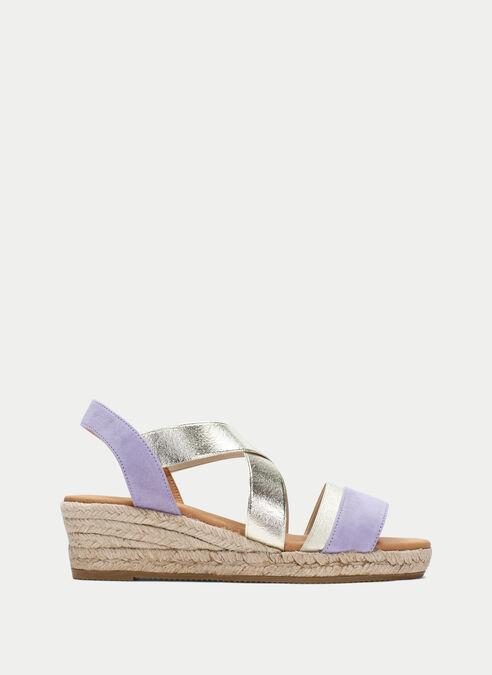 espadrilles yute malve-or