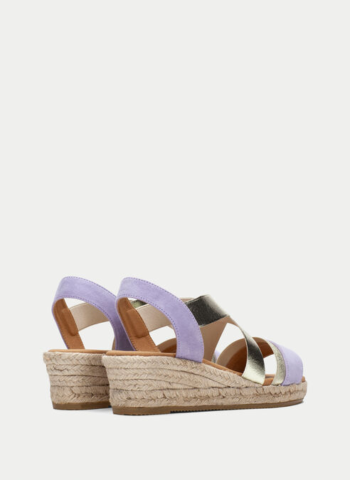 espadrilles yute malve-or