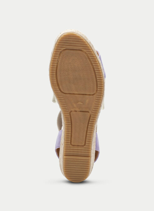 espadrilles yute malve-or