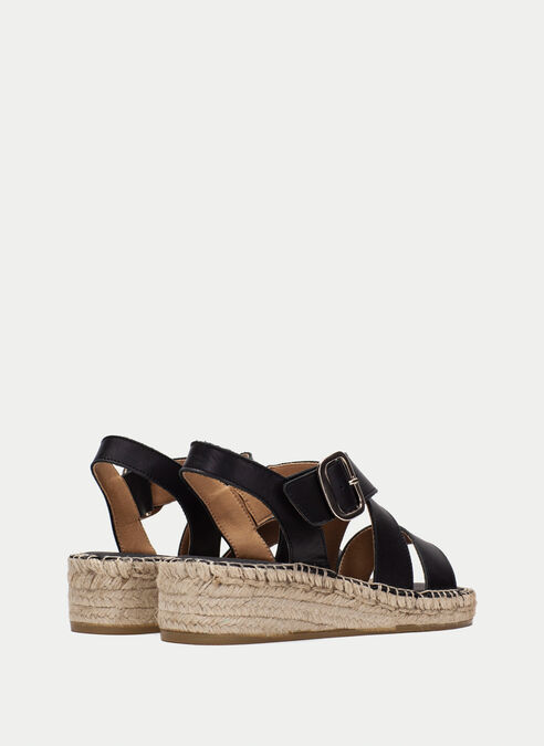 espadrilles yute noir