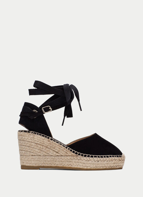 espadrilles yute noir
