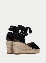 outlet espadrilles yute noir - hispanitas