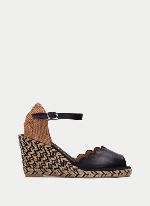 espadrilles yute noir