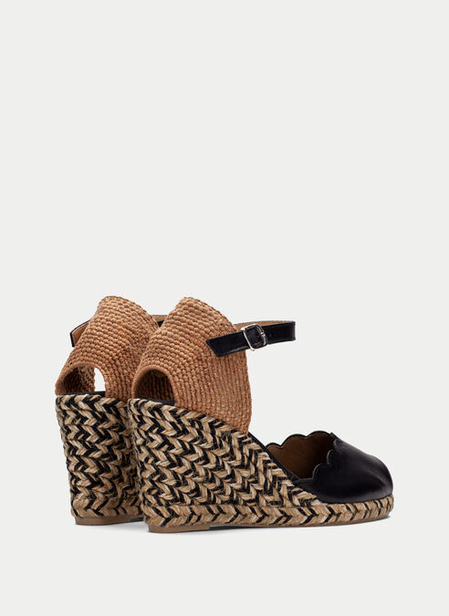 espadrilles yute noir