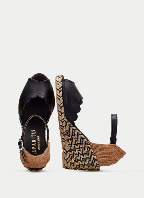 espadrilles yute noir