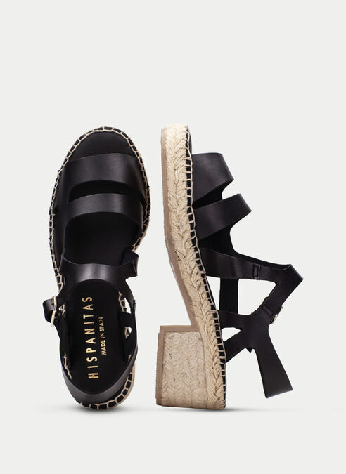 espadrilles yute noir