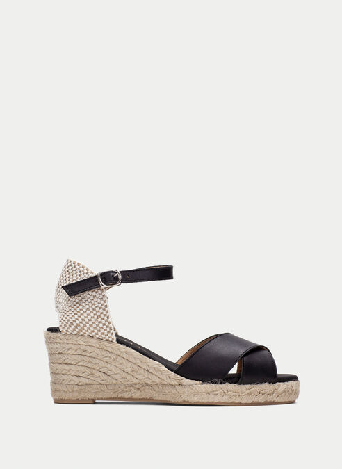 espadrilles yute noir