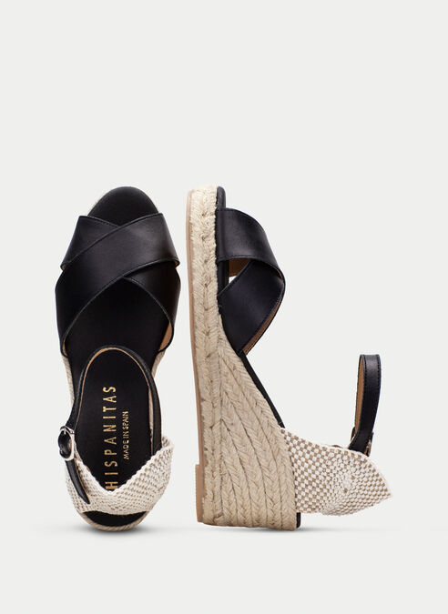 espadrilles yute noir