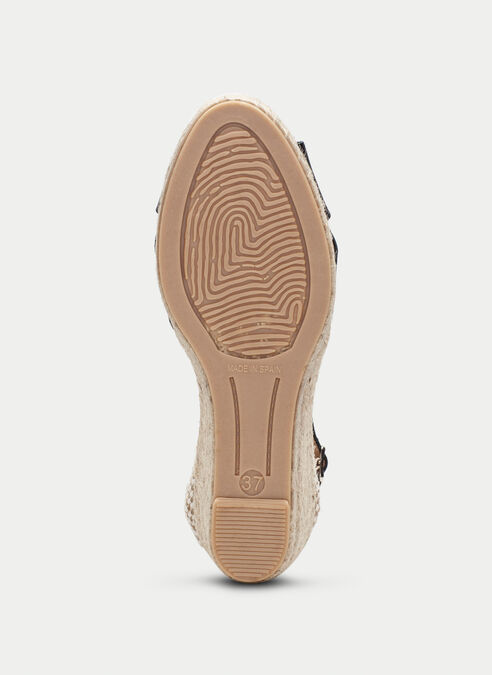 espadrilles yute noir