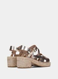 outlet espadrilles yute or - hispanitas