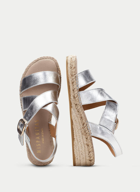 espadrilles yute argent