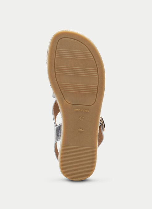 espadrilles yute argent