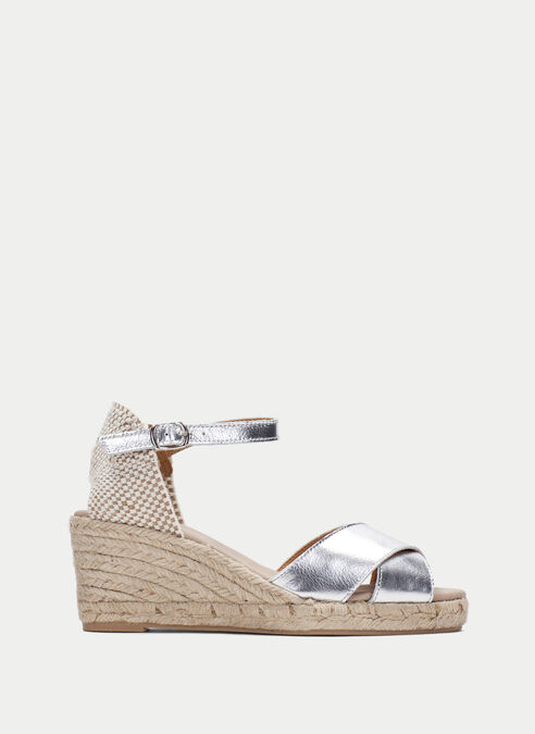 espadrilles yute argent