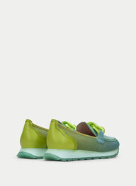 outlet mocassin-sport loira aquamarine-kiwi - hispanitas