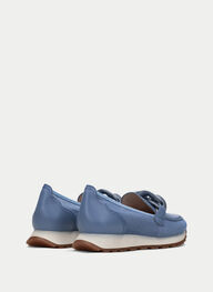 outlet mocassin-sport loira azure - hispanitas