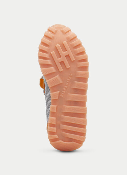 mocasín sport loira blanco-naranja