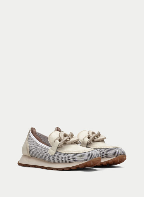 mocasín sport loira creme