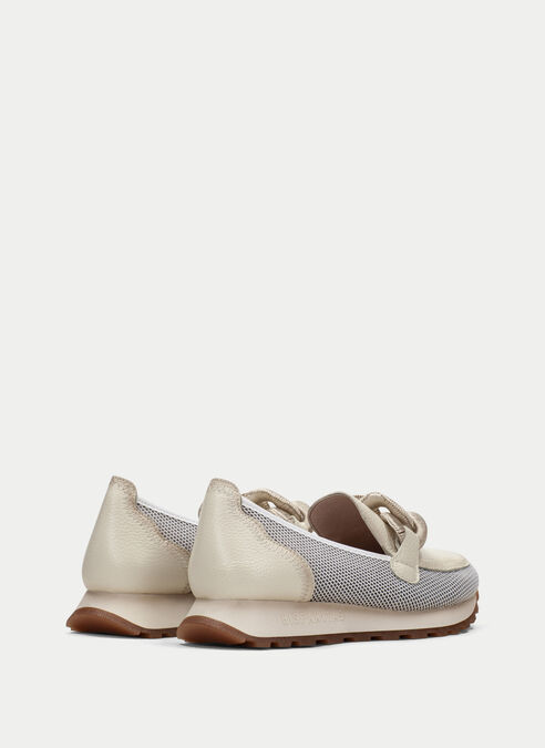 mocasín sport loira creme