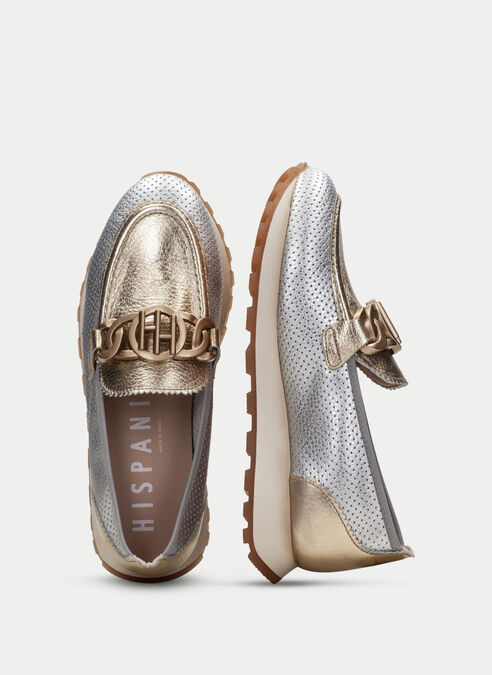 mocasín sport loira or-argent