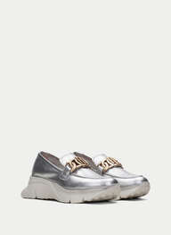 outlet mocassin-sport hawai argent - hispanitas