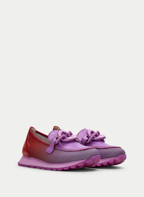 mocasín sport loira violet-rouge