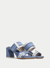 outlet sandalias destalonadas mallorca azure - hispanitas