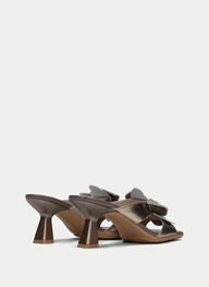 outlet sandalias destalonadas danielle oro - hispanitas