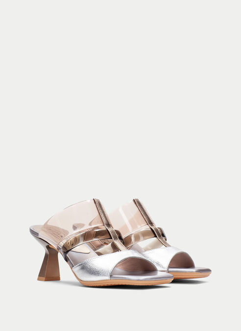sandalias destalonadas danielle argent-or