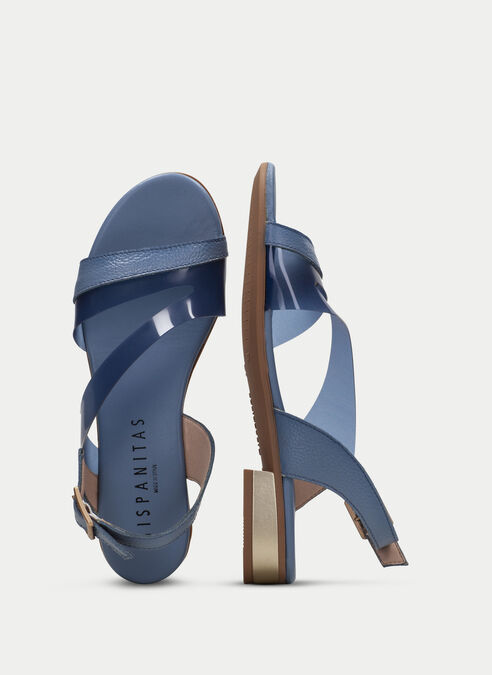 sandalias planas lena azure