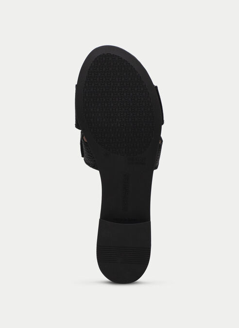 sandalias planas lena noir
