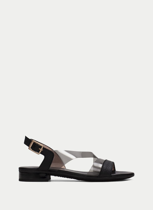 sandalias planas lena noir