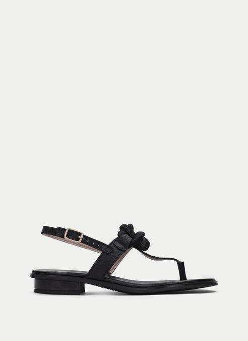 sandalias planas ibiza noir
