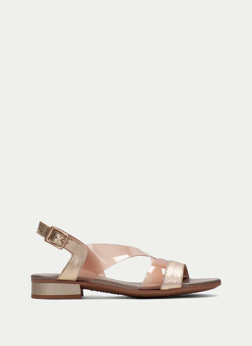 sandalias planas lena or