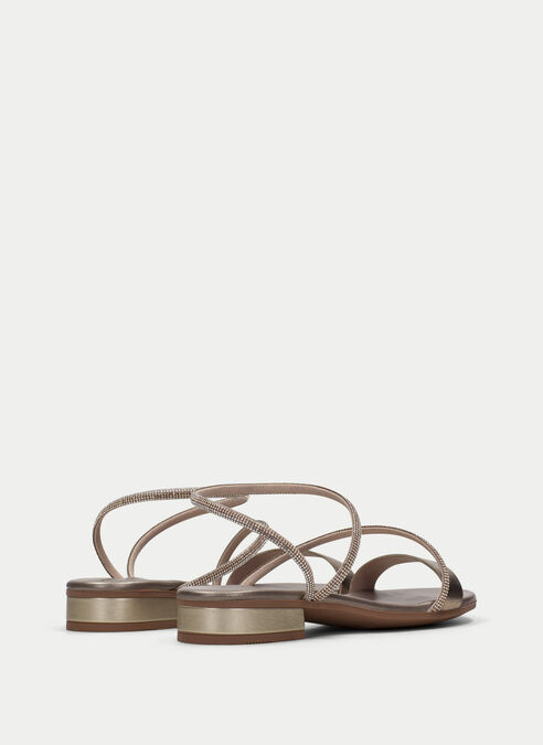 sandalias planas lena or