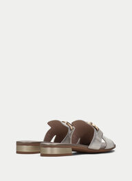 outlet sandale-plane lena argent - hispanitas