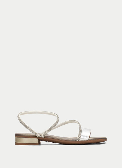 sandalias planas lena argent