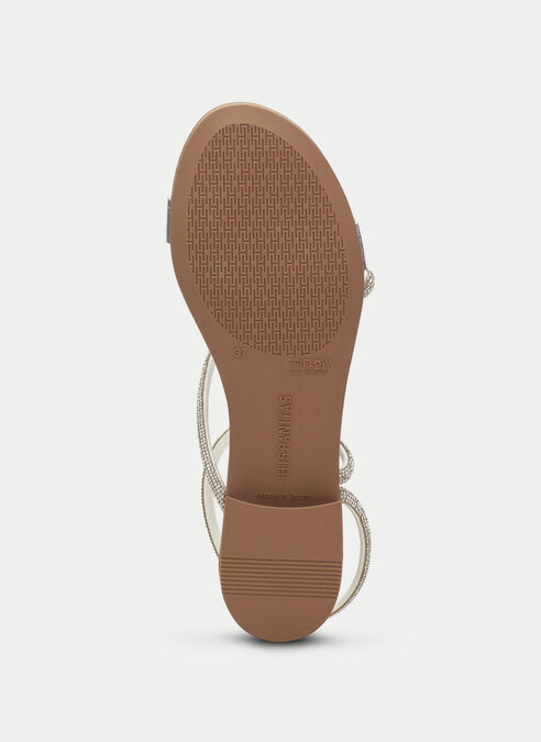 sandalias planas lena argent