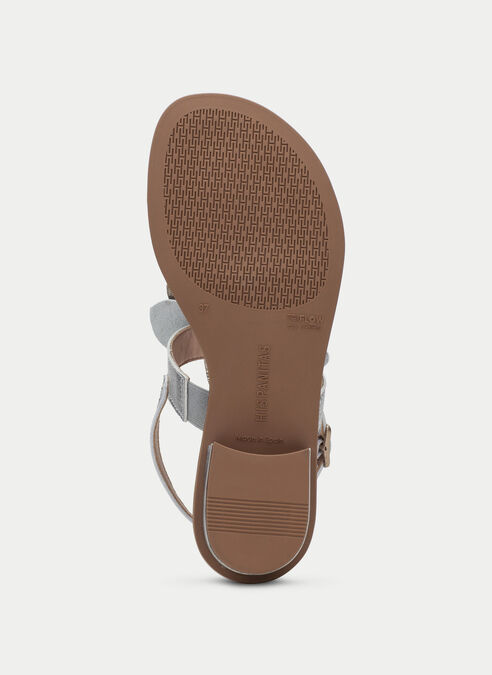 sandalias planas ibiza argent-or