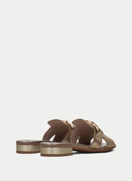 outlet sandale-plane lena platine - hispanitas