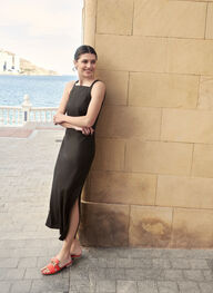 outlet sandale-plane lena rouge - hispanitas