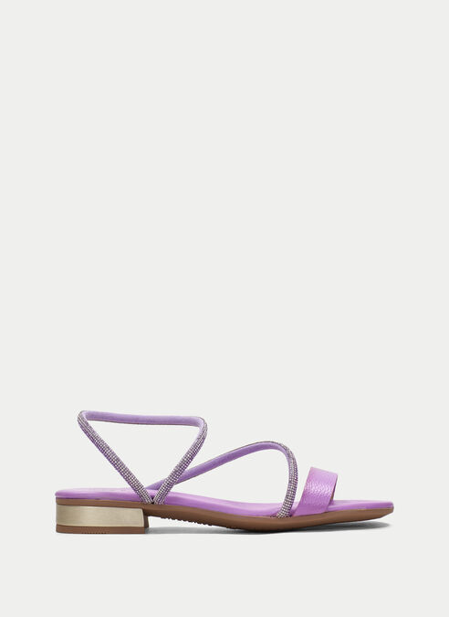 sandalias planas lena violet