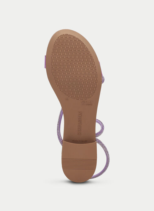 sandalias planas lena violet