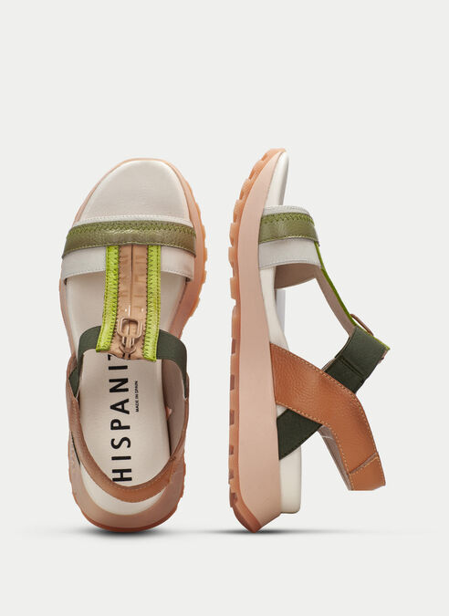 sandalias sport maui aloe-creme-peach