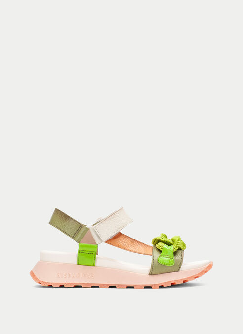 sandalias sport maui aloe-creme-peach