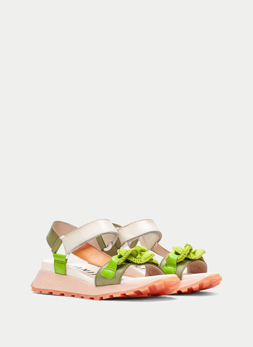 sandalias sport maui aloe-creme-peach